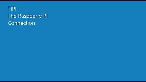 TIPI Presentation