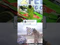 Brexton Busch honored his dad, Kyle Busch, after winning a junior division race ❤️