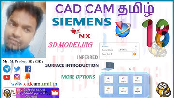 NX 11 | 3D Modeling Tamil | 18. Surface Intro