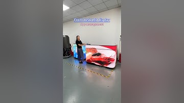 Front desk led display，flexible led display 320x160mm led module #ledvdi #leddisplaymanufacturer