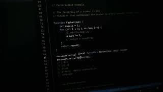 Full Factorial problem in javascript using loop Update