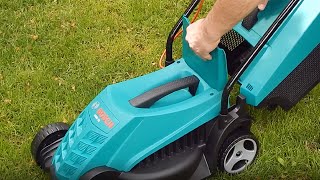 Unboxing assembling and testing BOSCH ARM(Rotak) 32 1200W Lawnmower  Bob The Tool Man