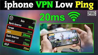 Low Ping VPN for PUBG Mobile iphone (2021) | Best VPN for ios PUBG (Lag Fix) 100% Working image