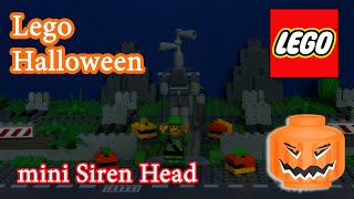 LEGO Halloween Mini Siren Head  - ЛЕГО Хеллоуин Мини Сиреноголовый  ЛЕГО АНИМАЦИЯ