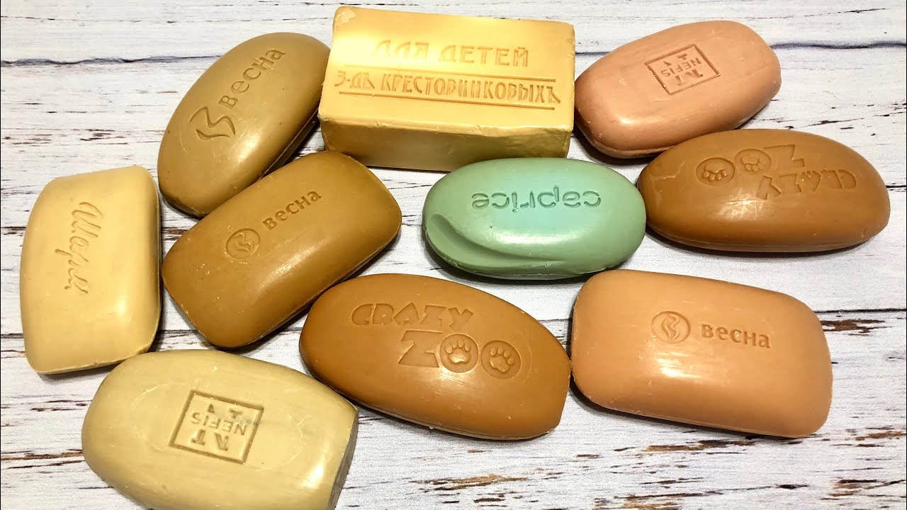 ASMR Soap/ cutting rancid soap/ резка прогорклого мыла