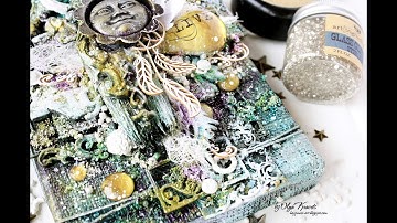 Canvas "Live" with handemade background. Video tutorial