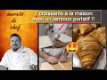 7 croissants  la maison avec un laminoir portatif 