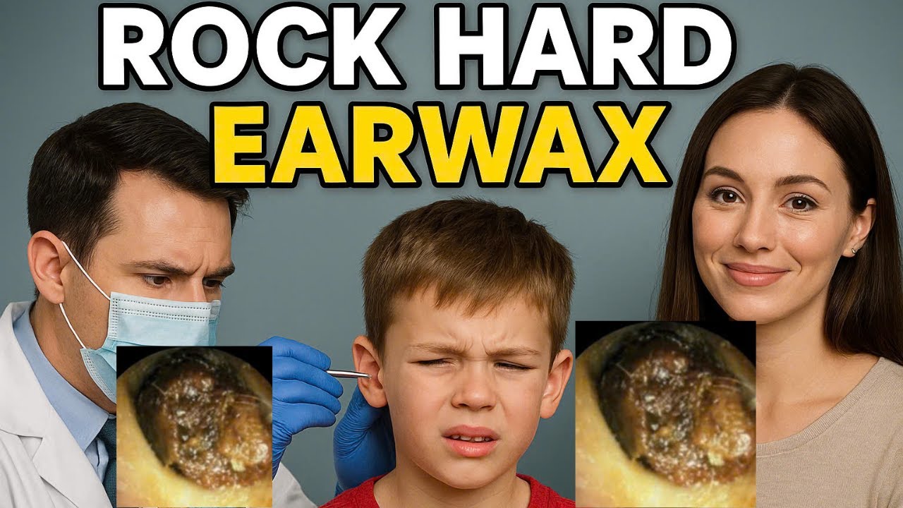 Ear Rocks Real Unbelievable! This massive, rock-hard earwax chunk was inside - YouTube