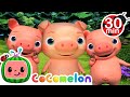 Three Little Pigs and More! | CoComelon Furry Friends | Animals for Kids