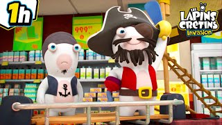 Invasion De Pirates Les Lapins Crétins Invasion Compilation 1H Dessin Animé