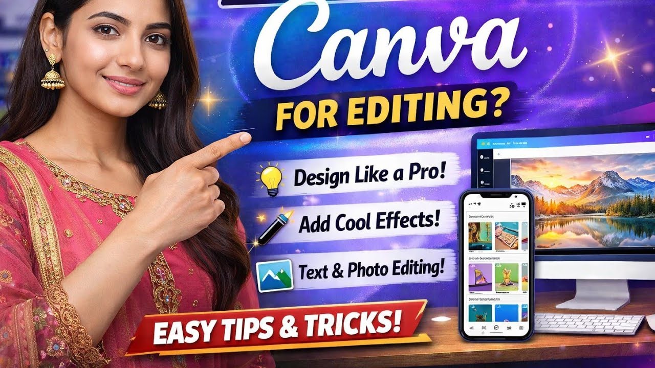 How to Use Canva App for Editing - YouTube