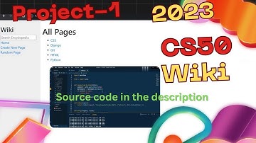 Wiki cs50 - Project:1 (CS50 Web).