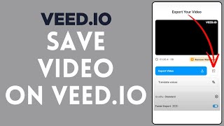 how to save video on veed.io  2024 | veed.io tutorial