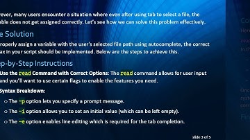 How to Properly Assign Variables with Autocomplete in Bash Scripts