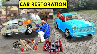 Ambassador Car Restoration Modified Gaadi Premik Car Lover Hindi Kahani Hindi Stories Moral Stories