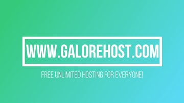 Free Unlimited Web Hosting With cPanel,MySQL,FTP | Unlimited Discspace And Unlimited Bandwidth 2022