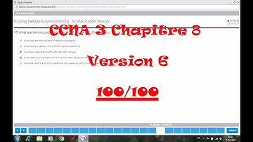 CCNA 3 chapitre 8 version 6 solution 100%