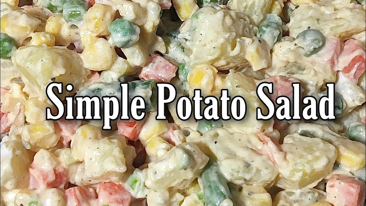 Basic Easy Potato Salad Recipe Jamaican Style Tiki Cooks Tv YouTube