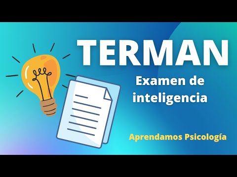 Video: ¿Qué es la inteligencia según Terman?