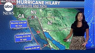 Hurricane Hilary intensifying in the Pacific | ABCNL