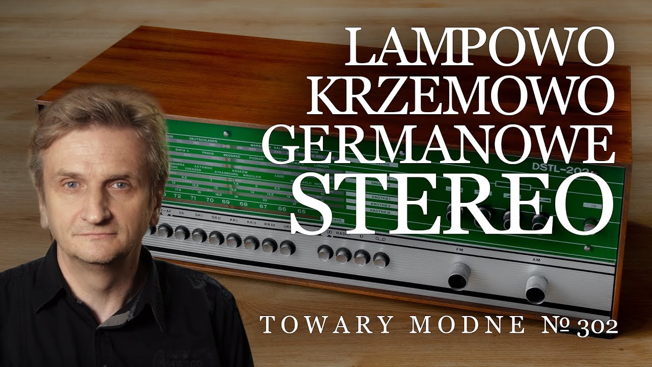 Lampowo krzemowo germanowe stereo z Diory DSTL-202 [TOWARY MODNE 302]
