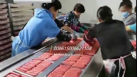Sausages vacuum packaging machine thermoforming packaging machine for big packs
