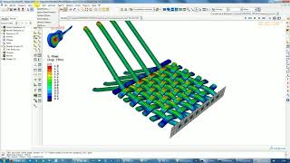 weaving process simulation using Abaqus Explicit