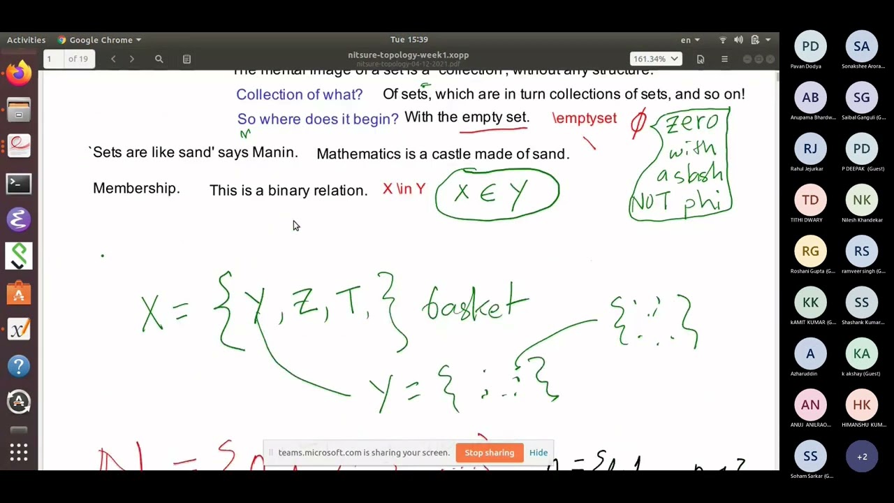 Lecture 14: 21-12-2021: Nitin Nitsure (formerly TIFR, Mumbai)