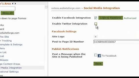 Enable Twitter Integration - Websiteforge Ecommerce Website