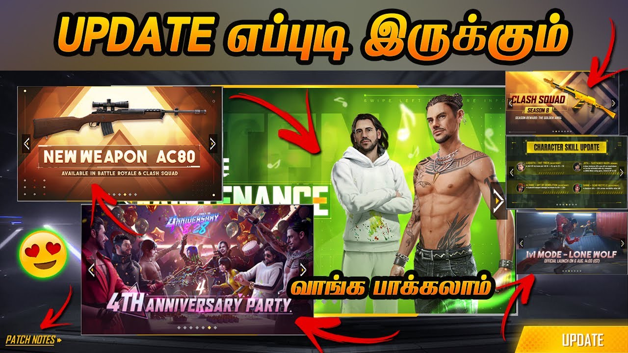 OB29 New Update Free Fire Tamil | All New Update details in Tamil | RK Tamil Gaming