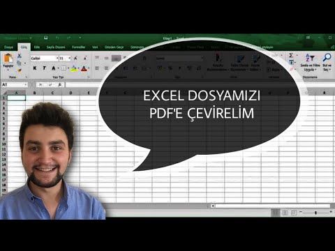 Video: Bir Excel sayfasını yatay olarak PDF olarak nasıl kaydederim?