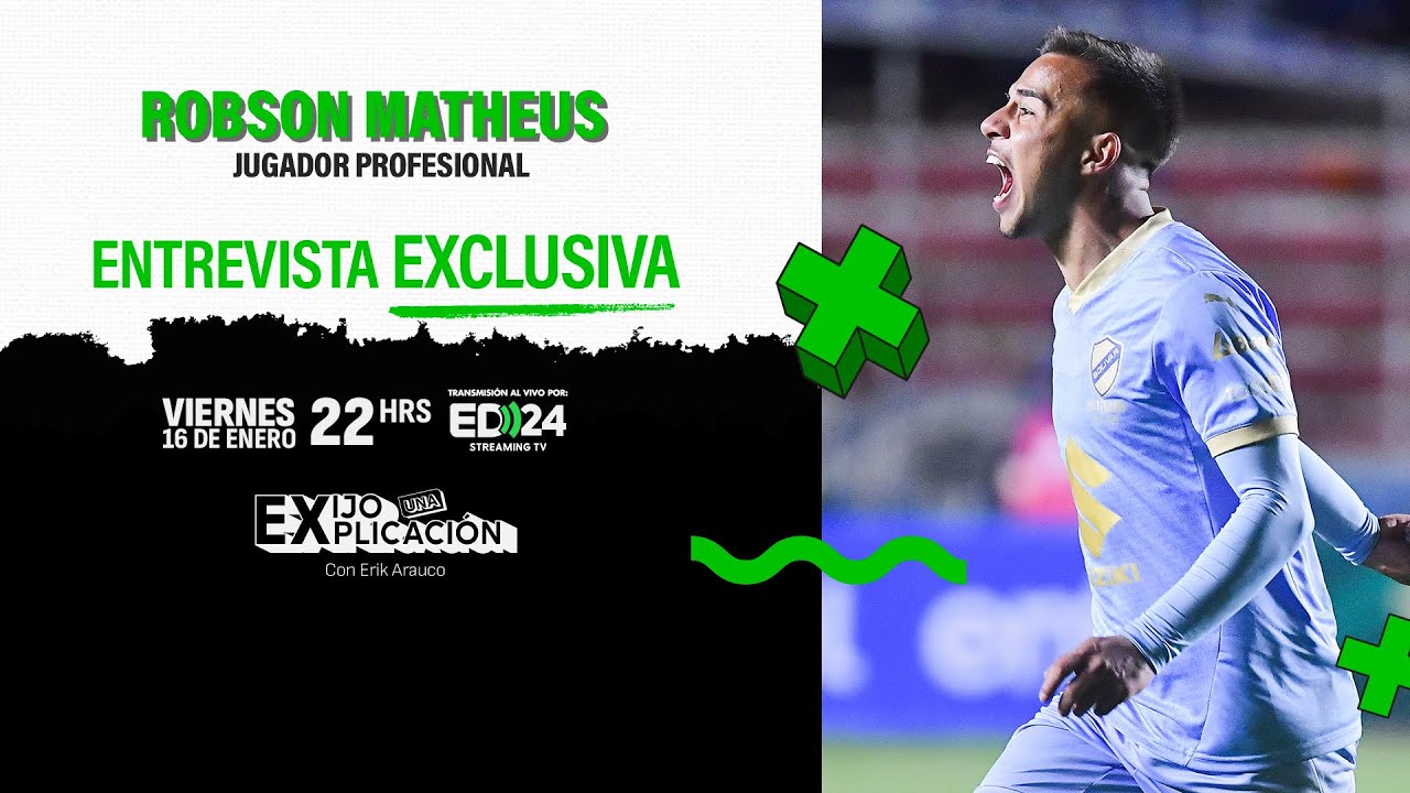 EXIJO UNA EXPLICACIÓN | Entrevista exclusiva con Robson Matheus
