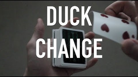 Duck Change Tutorial//Learn Visual Card Magic