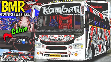 New BMR BOSS BUS MOD For Bus Simulator Indonesia | Free Mod | New Bus Mod For Bussid | #bussidmods