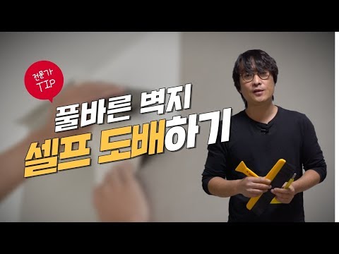 풀바른 벽지로 셀프도배하기! 전문가의 실전 꿀팁 (DIY, 셀프인테리어)