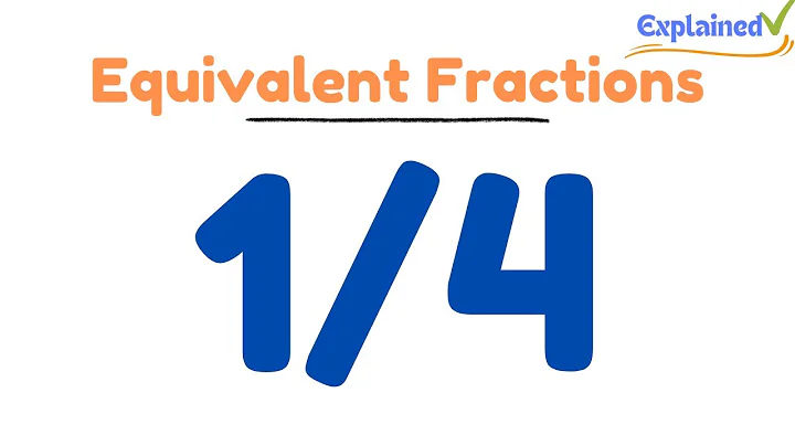 How to Find Equivalent Fractions for 1/4