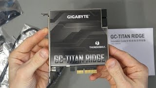 Gigabyte GC-Titan Ridge Thunderbolt 3 PCIe Card