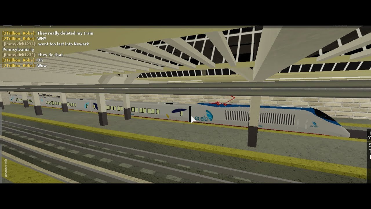 Amtrak Acela #2162 (Washington D.C - Boston, MA) NEC Roblox Game - YouTube