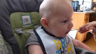 Evan Eats Peas!