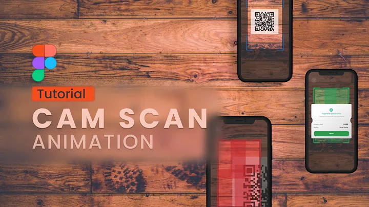 Cam Scanner animation | Figma Tutorial | UI Design