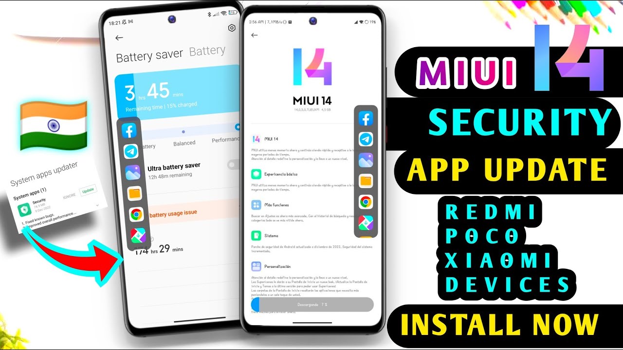 First Miui 14 India/Global New Security App 7.4 Update Released - YouTube