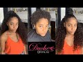 Half Up/ Half Down Quick Weave | No Heat | Curly Hair