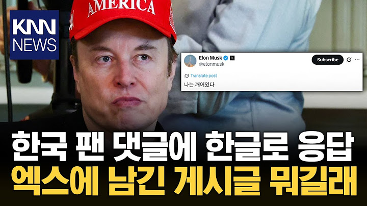 Netizens 'stirred' by Elon Musk's comment on Korean / KNN