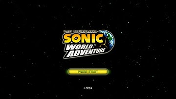 Sonic World Adventure title screen for Unleashed!