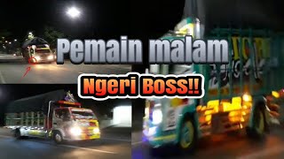 Truk Cabe Malam Hari