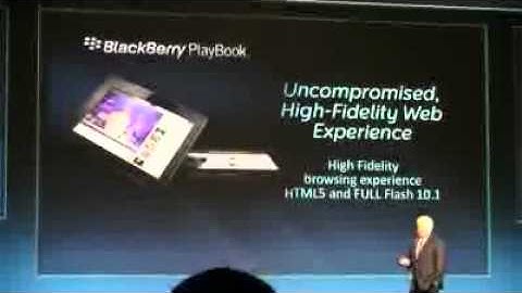 Celluloco.com Presents: BlackBerry Playbook Press Conference Walk Through DevCon10