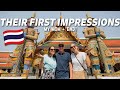 American parents visit thailand for the first time