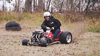 550cc Go Kart Gets Side Pipes and Fully Sent!