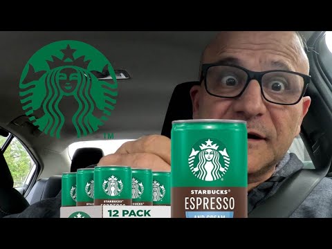 Trying Starbucks Ready to Drink Coffee, Espresso & Cream Light , 6 5oz Cans for the first time