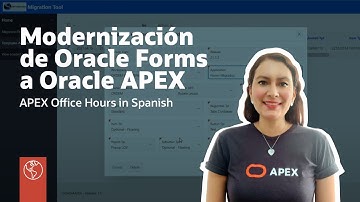 Modernización de Oracle Forms a Oracle APEX